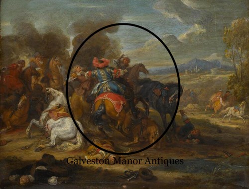 Cavalry skirmish adam - by,