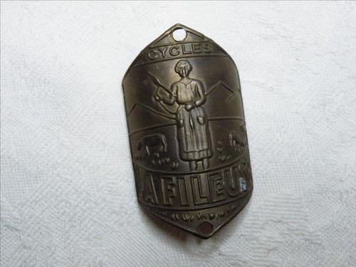 Plaque velo ancienne cycles - plaque,