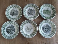 Lot 6 assiettes parlantes