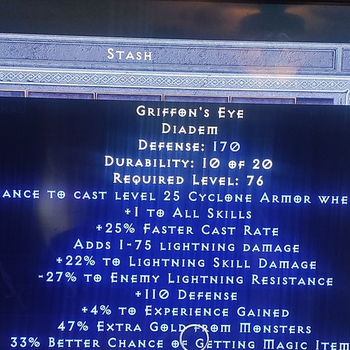 Diablo griffon eye diadem - diablo, griffon's