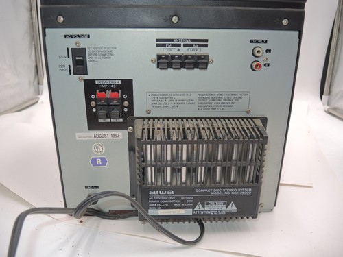 Aiwa music system - music,