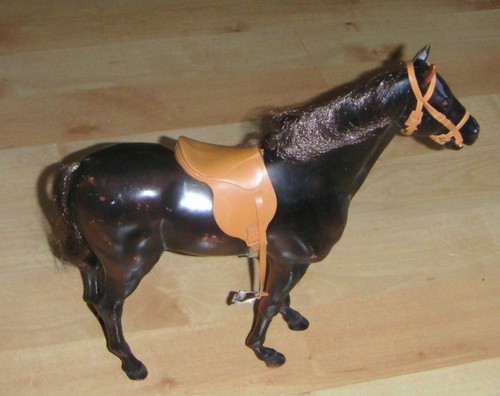 Poupée sindy cheval brun - poupée,