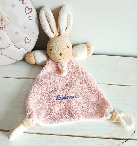 Takinou doudou peluche lapin