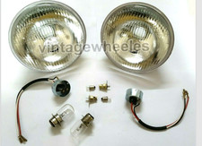 2 Lucas 7” 12V Ancien Modèle Phare Pour Jaguar XJ6 XJ6C European 1970-1987