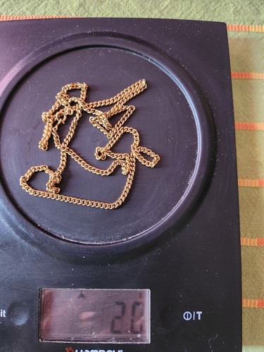 Chaîne collier gourmette - , en