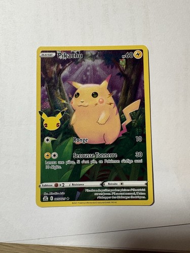 005 025 carte pokémon pikachu - 005/025,