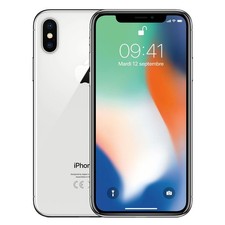 APPLE iPhone X 64 Go Argent Reconditionné Très bon état