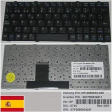 CLAVIER QWERTY ESPAGNOL KOHJINSHA SA5 MP-06896E0-930 07F06800342M Noir