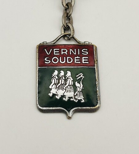 Porte clé emaillé vernis - clÉ,