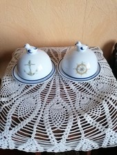 Beurrier Cloche En Porcelaine De Limoges Atelier Henri PARRY