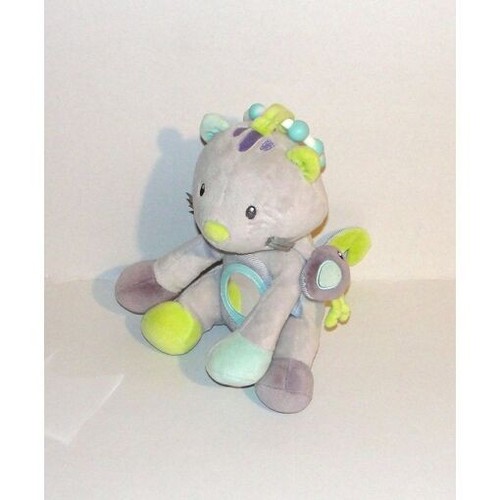 Doudou chat mauve clair - doudou,