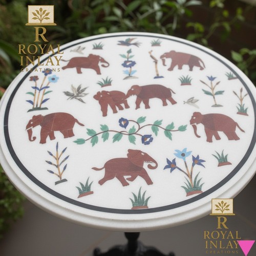 Unique pietra dura - dura, elephant