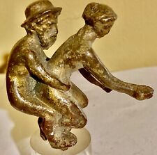statuette sculpture couple érotique en bronze époque  greco - romaine -rarissime