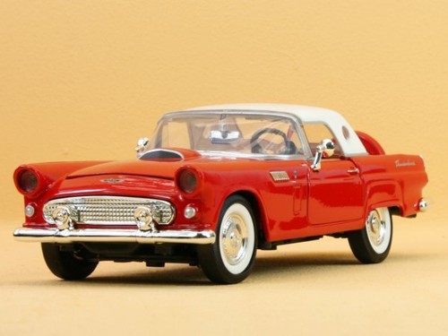 Ford thunderbird 1956 red - -,