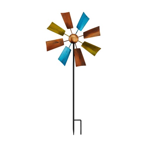 Moulin vent sculpture - à, vent,