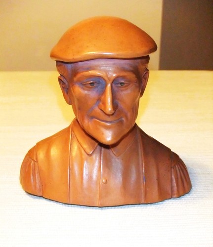 Ancienne sculpture buste - ancienne, homme