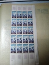 Timbre - FRANCE  Tunnel routier Mont-Blanc 1965 Neuf ** YT1454 bloc de 20
