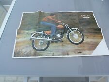 ancien posters cycles et cyclomoteurs peugeot sx 500 1976