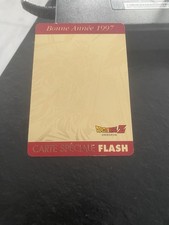 Carte Spéciale Flash Dragon Ball Z Bonne Année 1997