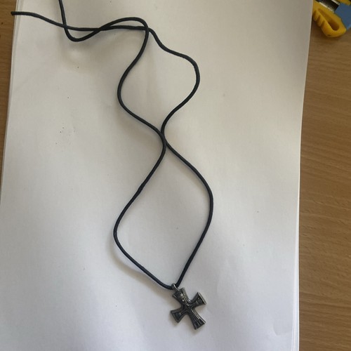 Collier croix viking corde - viking, et