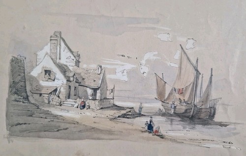 Charmant dessin aquarelle - dessin,