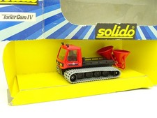 Solido Toner Gam IV 1/50 - Sableuse Dameur de Pistes Kassbohrer Rouge