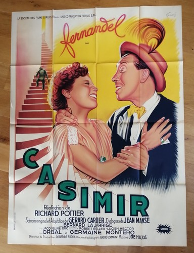 Casimir fernandel affiche - fernandel,