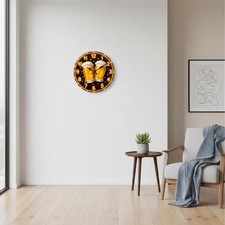 Horloge Murale Thème Bière