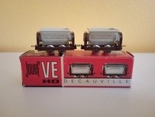 JOUEF, Échelle HOe, 2 Wagonnets à benne basculante, Réf : V20