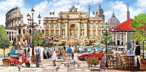Puzzle splendeur rome - "la, de