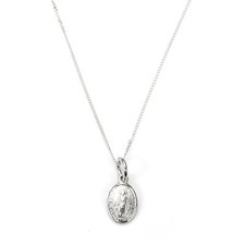 Collier et Pendentif Médaille Miraculeuse en Argent 925/1000 - 41 à 56cm