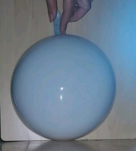 Globe opaline blanche - opaline,