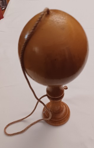 Bilboquet bois hauteur 18cm - bois,
