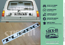 Autocollant TURBO 5 Alpine R5