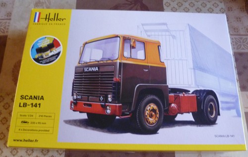 Heller scania truck 141 - scania,