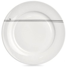 Assiette plate en porcelaine