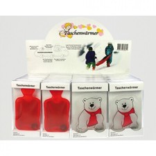 Chaufferette Mini Bouillotte Chauffante Chauffe-Main Noël Ourson ou Rouge 11cm