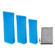 Coin  ABS 3 pcs 150/200/250 mm pour bois bleu avec sac