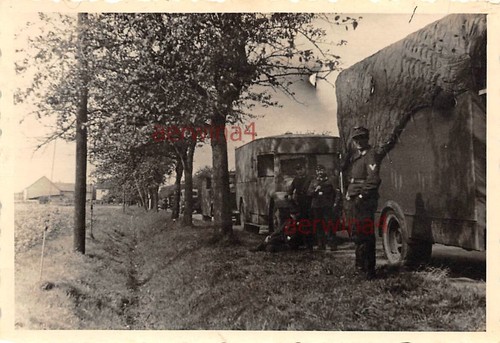 Camion camouflé henschel rast - henschel,