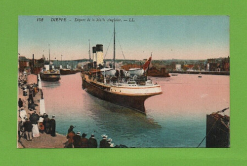 Dieppe départ la malle - -,