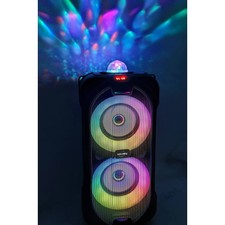 Enceinte lumineuse Bluetooth KARAOKE 400W DuoSOUND