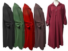 Robe Femme Chemise À Manches
