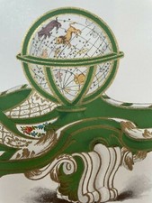 GLOBES PORCELAINE DE SEVRES FRANCE 1892 GARNIER ANTIQUE PLATE 19e CENTURY