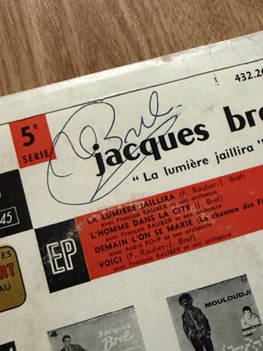 Vinyle tours dédicacé - tours,