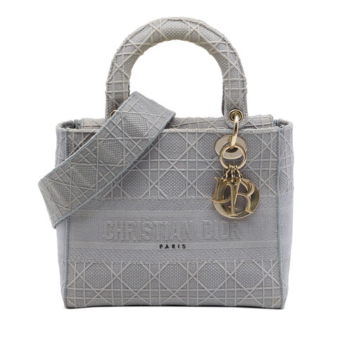 Dior medium brodé toile - medium,