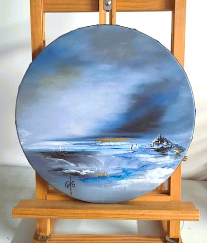 Tableau huile abstrait - tableau,