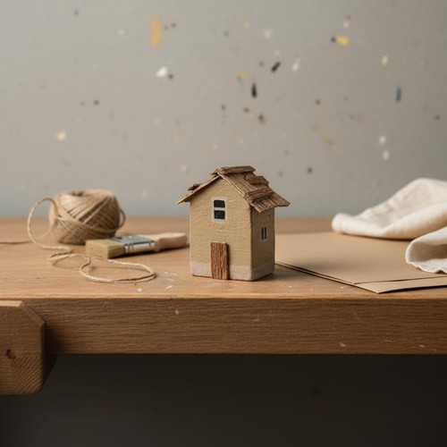 Maquette village objet - maquette, de