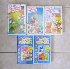 Lot de 5 cassettes / K7 vidéo