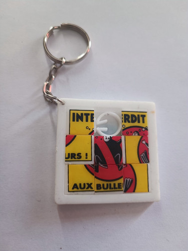 Porte clé casse tête taquin - clé,