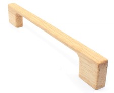 Poignée de Meubles Ba 64 - 320mm Poignées Bois Cuisine Chêne Massif 569